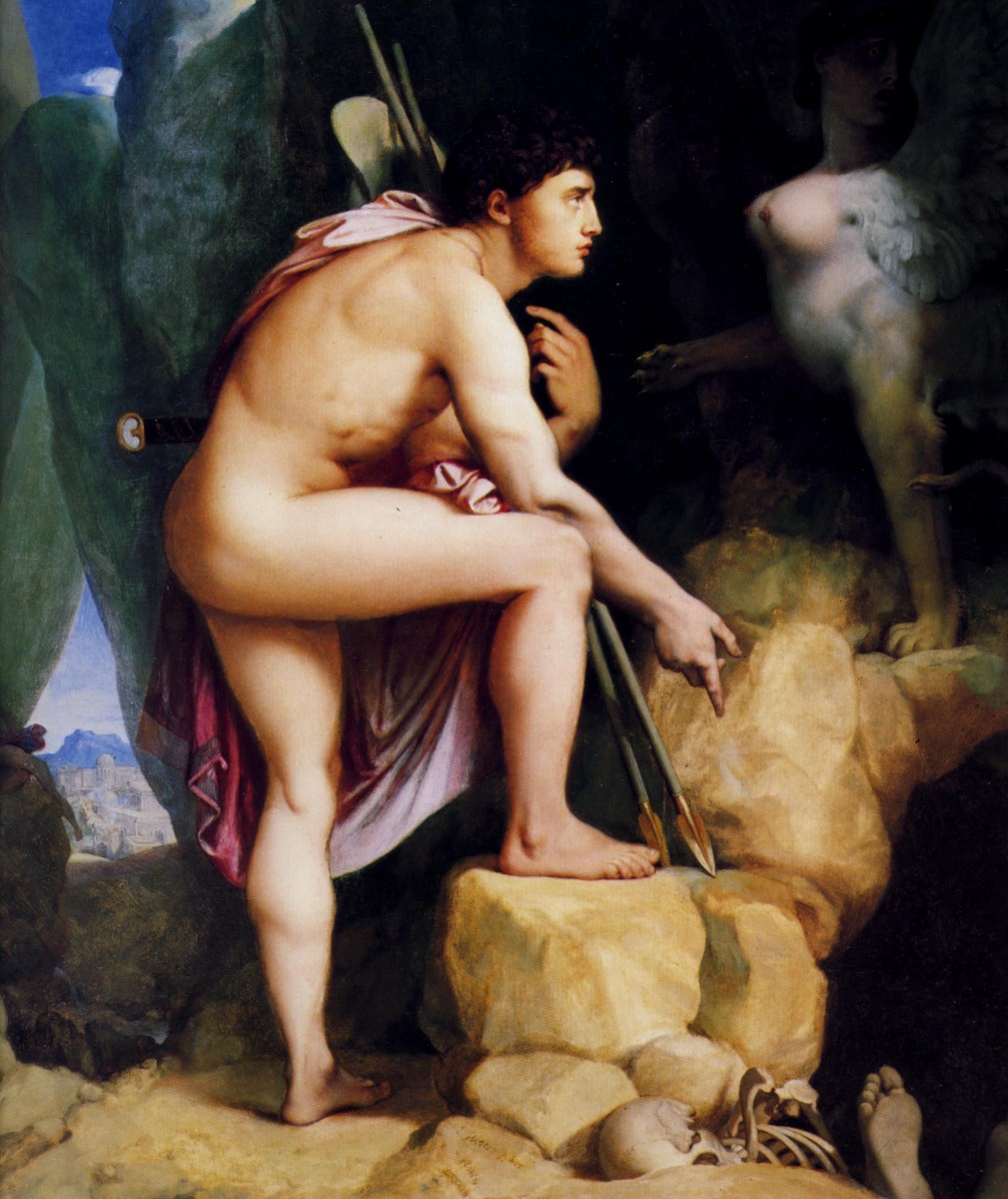 1864 Ingres Oedipe et le Sphinx- Huile sur Toile- 105x87 cm.jpg